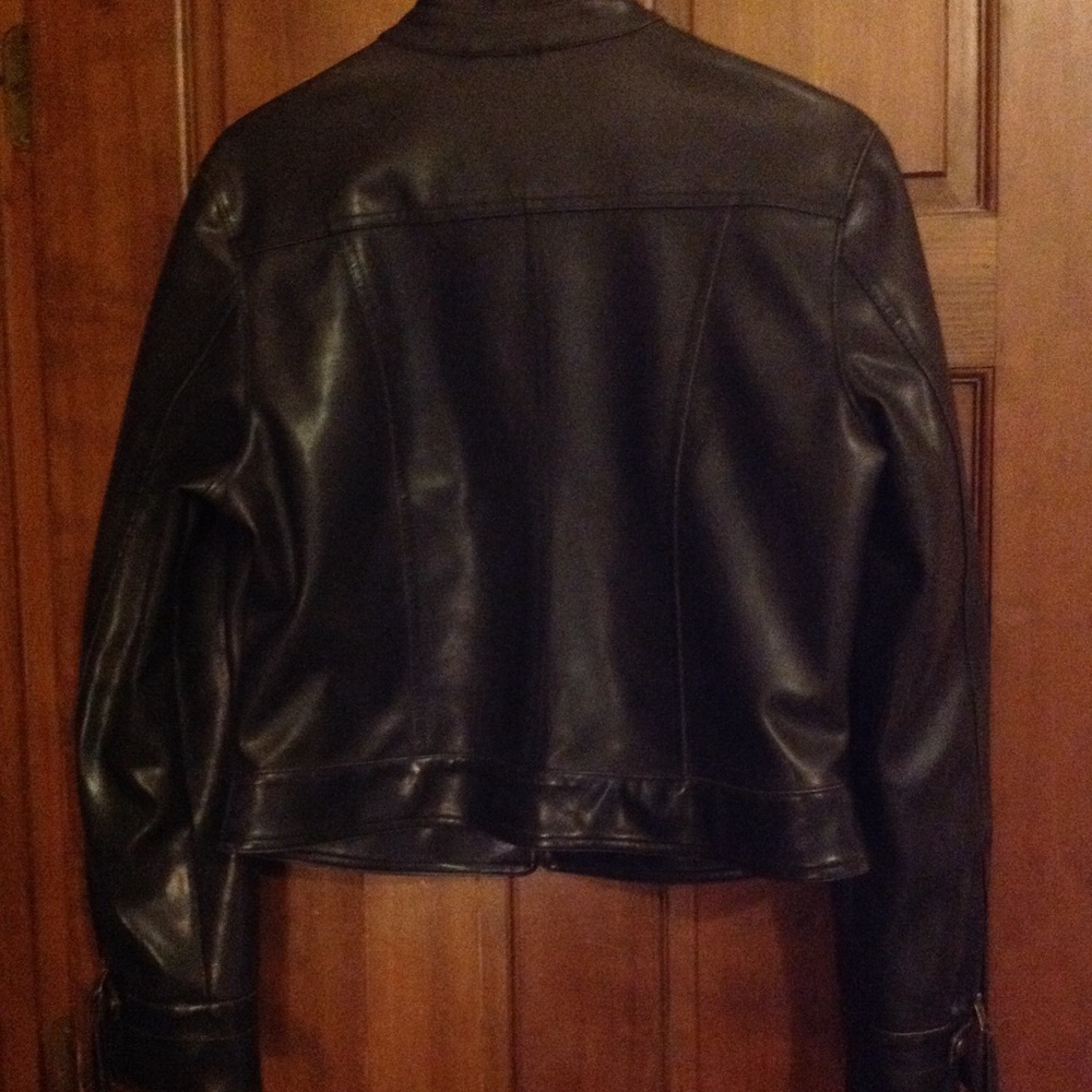 Faux leather jacket - Picture 3 of 8